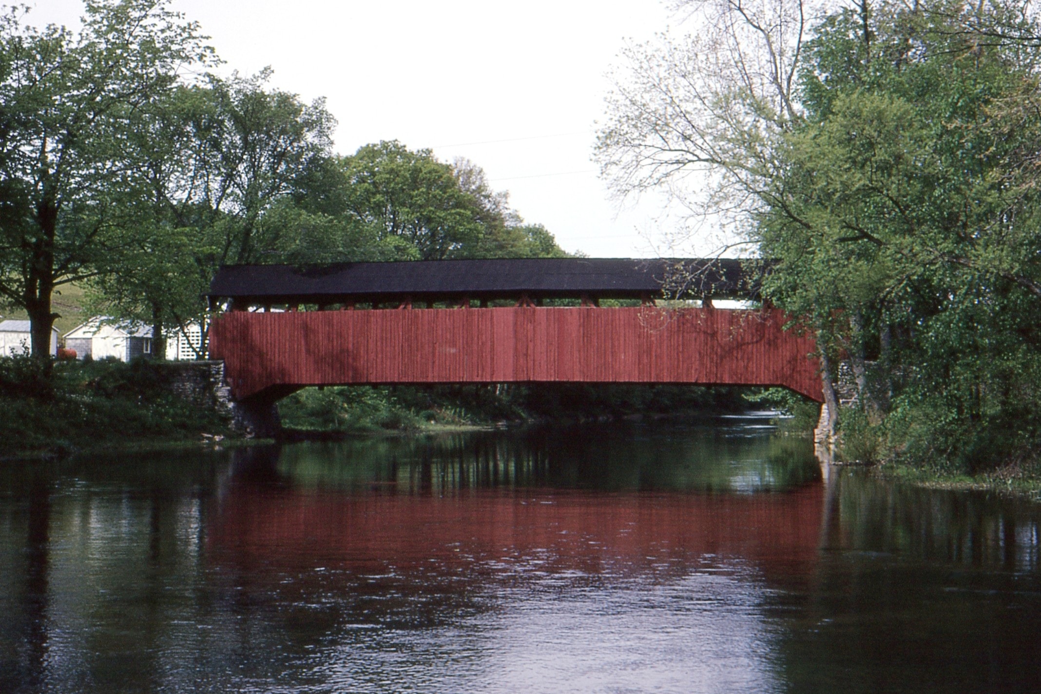 Beavertown / Dreese's Covered Bridge, Snyder County, PA — Historical Photo 1967