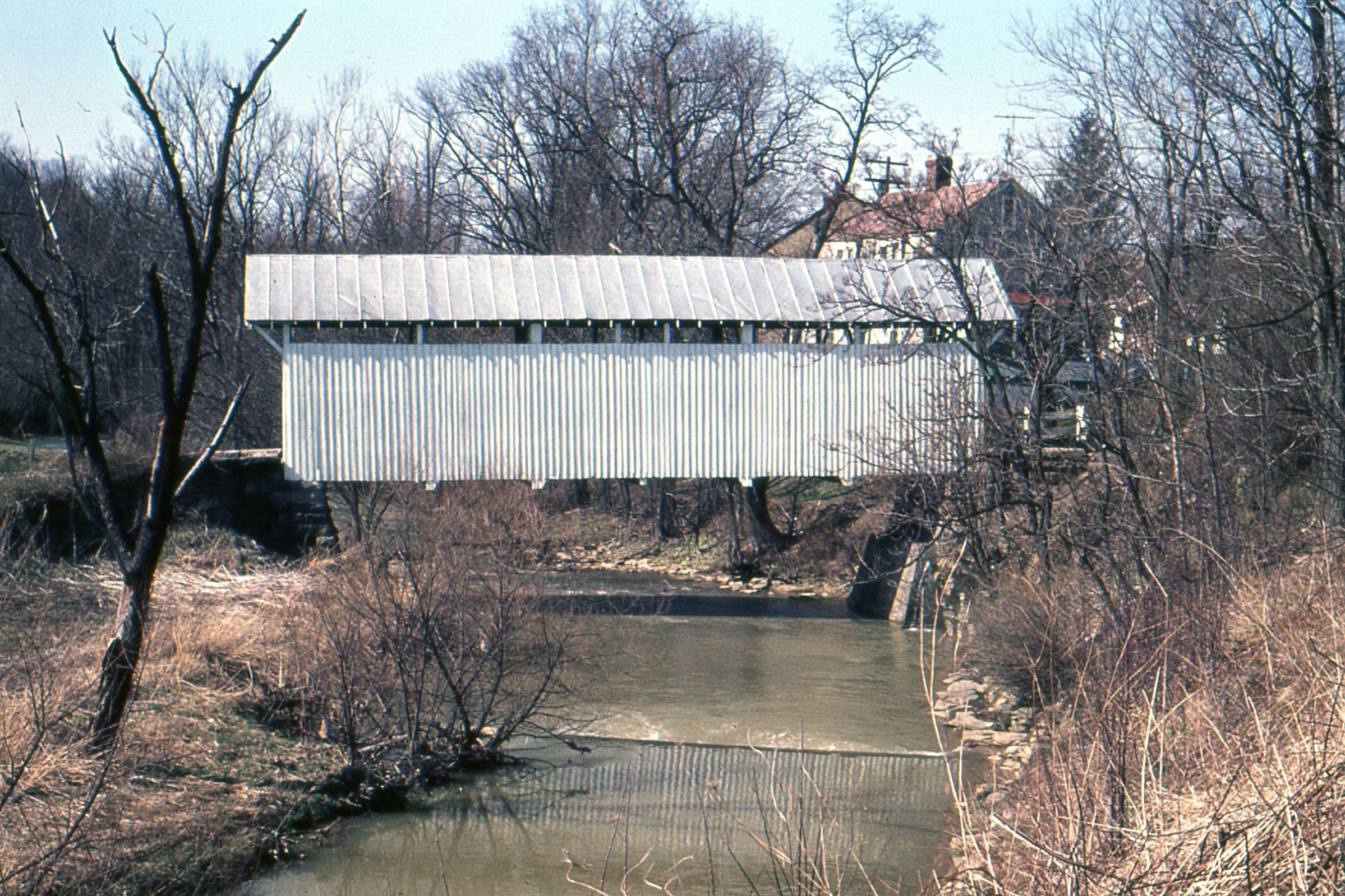 Carmichael's Covered Bridge, Greene County, PA — Historical Photo 1970