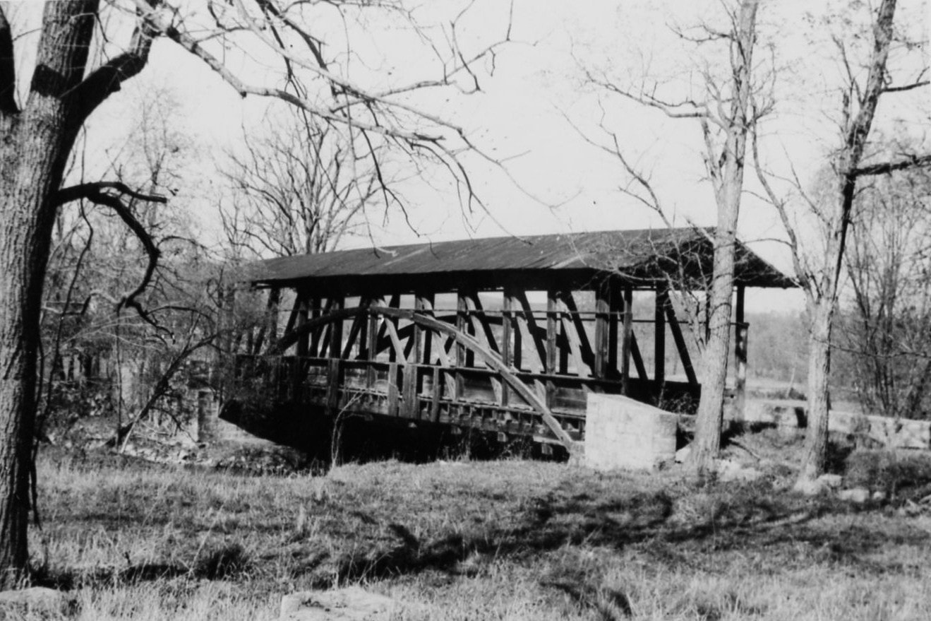 Doctor Knisley Covered Bridge, Bedford County, PA — Historical Photo 1968