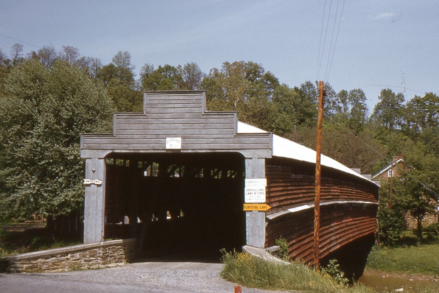 Dreibelbis Station Covered Bridge, Berks County, PA — Historical Photo 1956