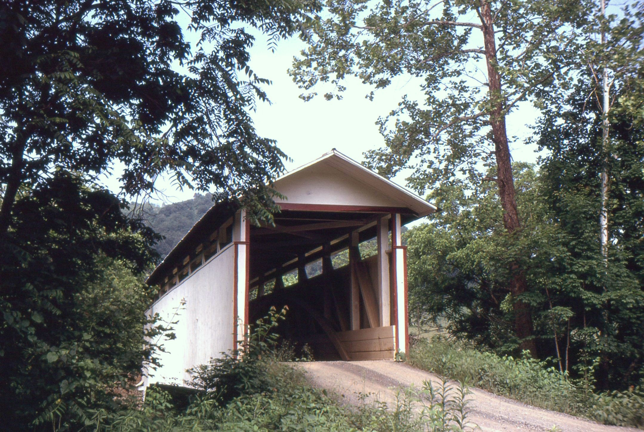 Hewitt Covered Bridge, Bedford County, PA — Historical Photo 1969