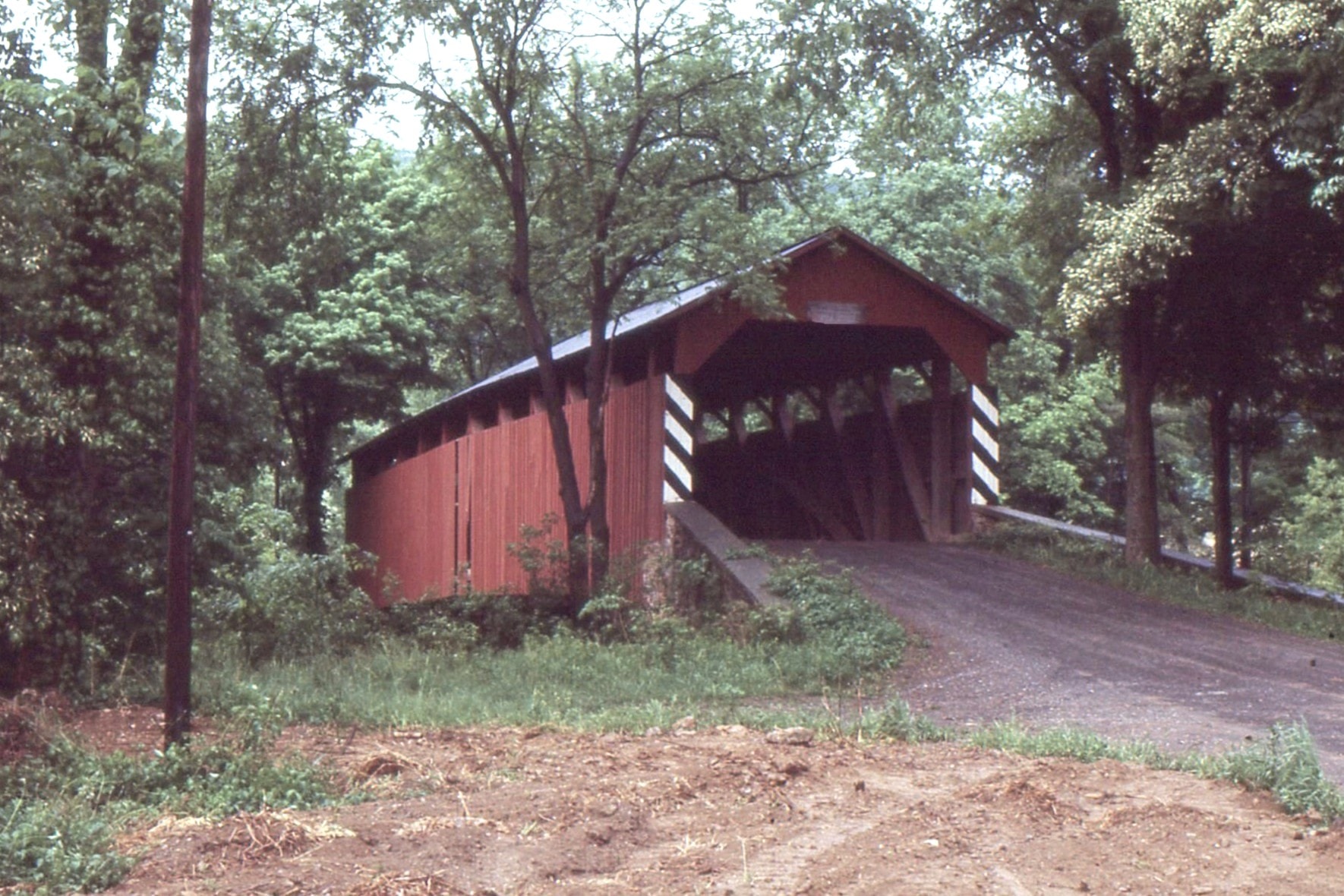 Klinepeter / Gross / Overflow Covered Bridge, Snyder County, PA — Historical Photo 1965