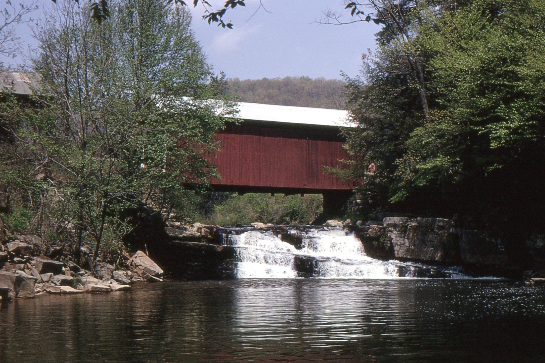 Packsaddle / Doc Miller Covered Bridge, Somerset County, PA — Historical Photo 1967