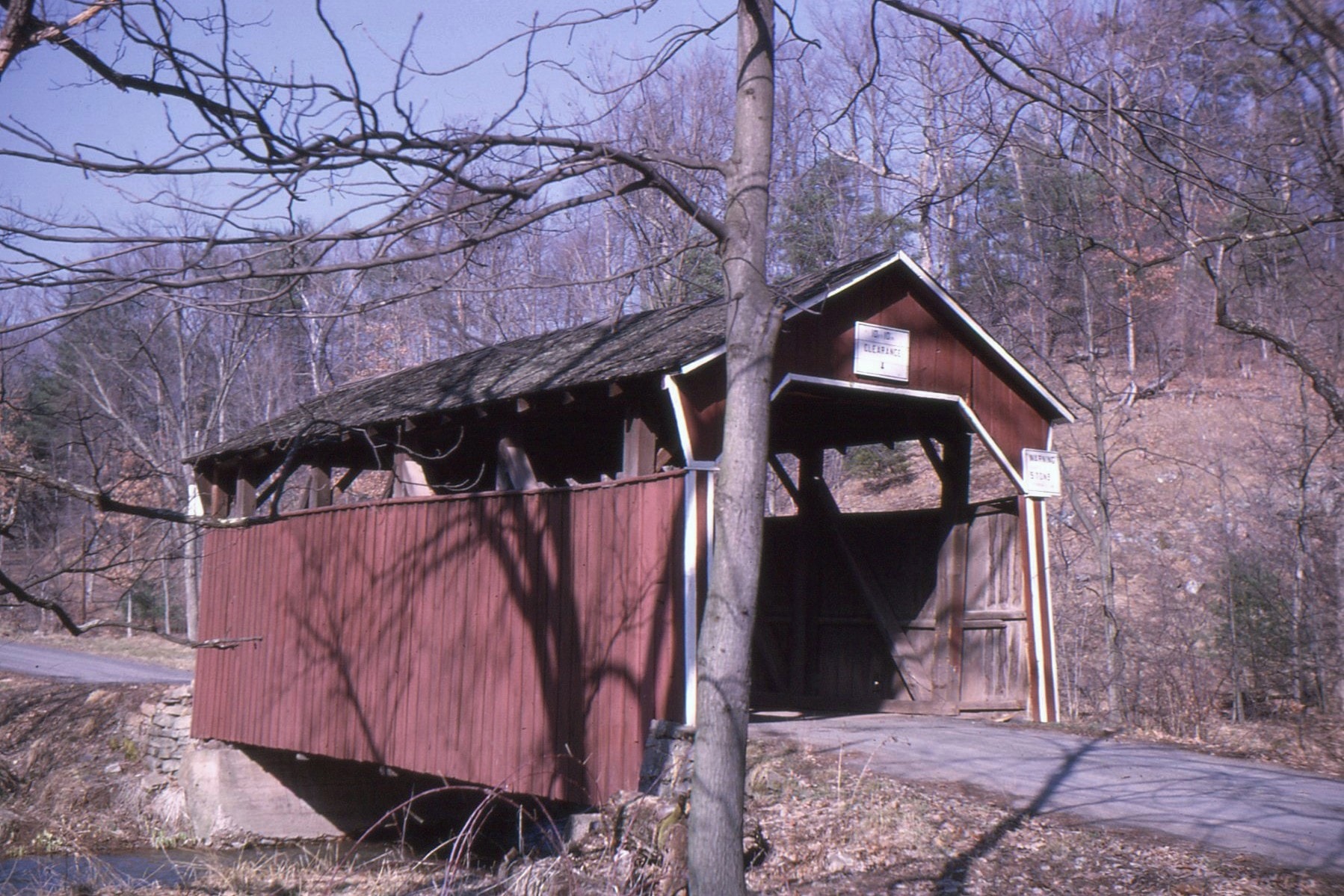 Rebuck / Himmel's Church Covered Bridge, Northumberland County, PA — Historical Photo 1963