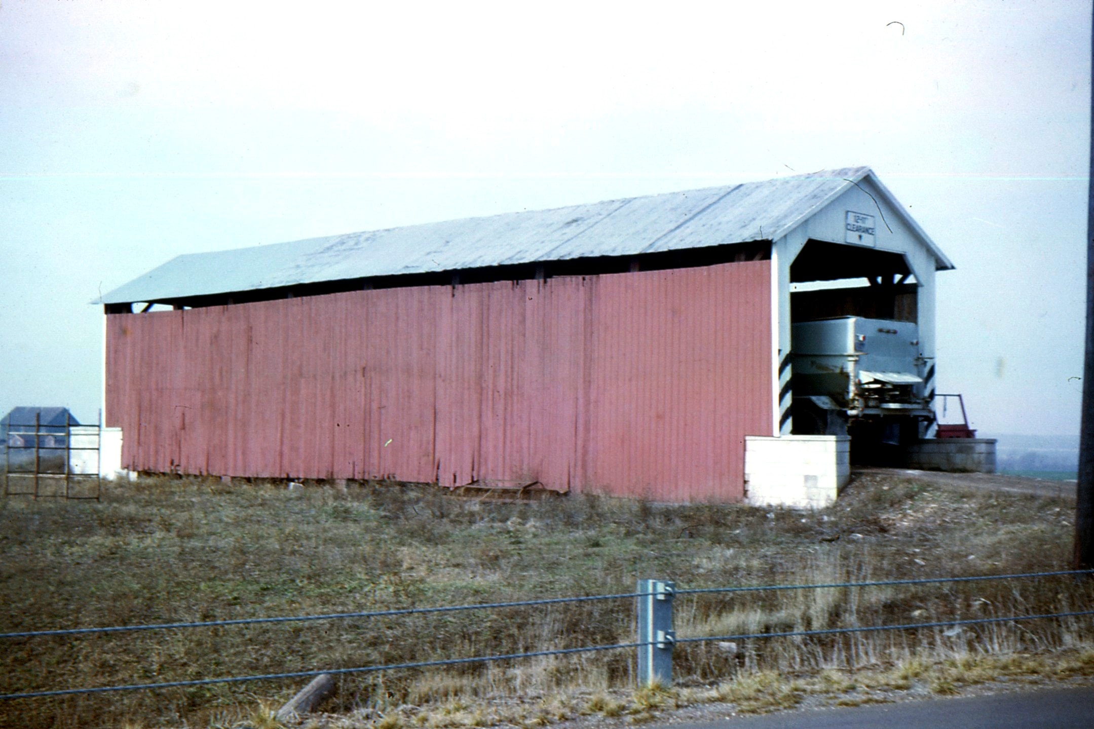 Anderson Farm / Reeser's Covered Bridge, Adams County, PA — Historical Photo 1965