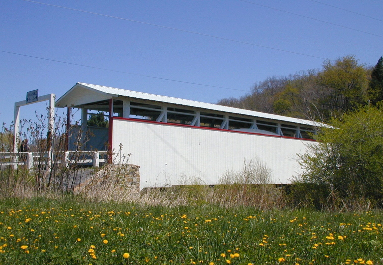 Ryot Covered Bridge, Bedford County, PA — Historical Photo 2007
