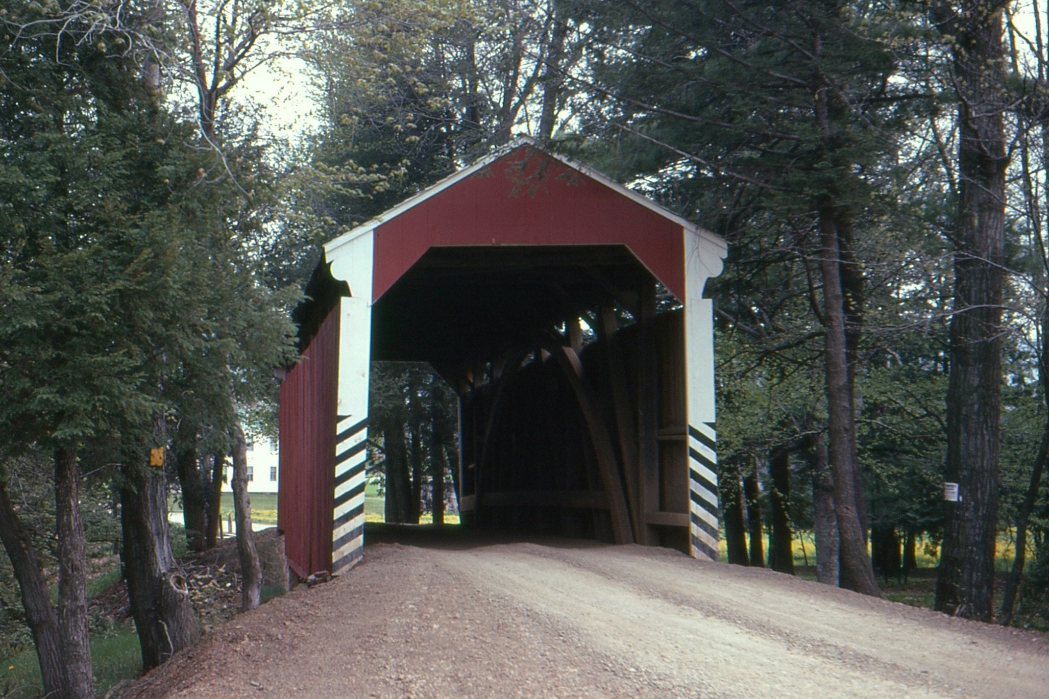 Zimmerman's Covered Bridge, Schuylkill County, PA — Historical Photo 1967