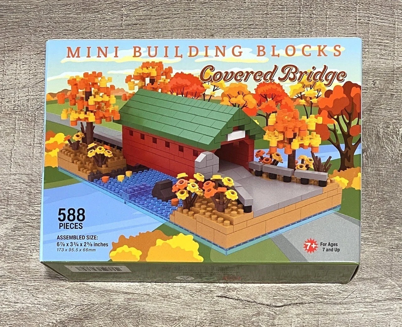 Mini Building Blocks Covered Bridge Set