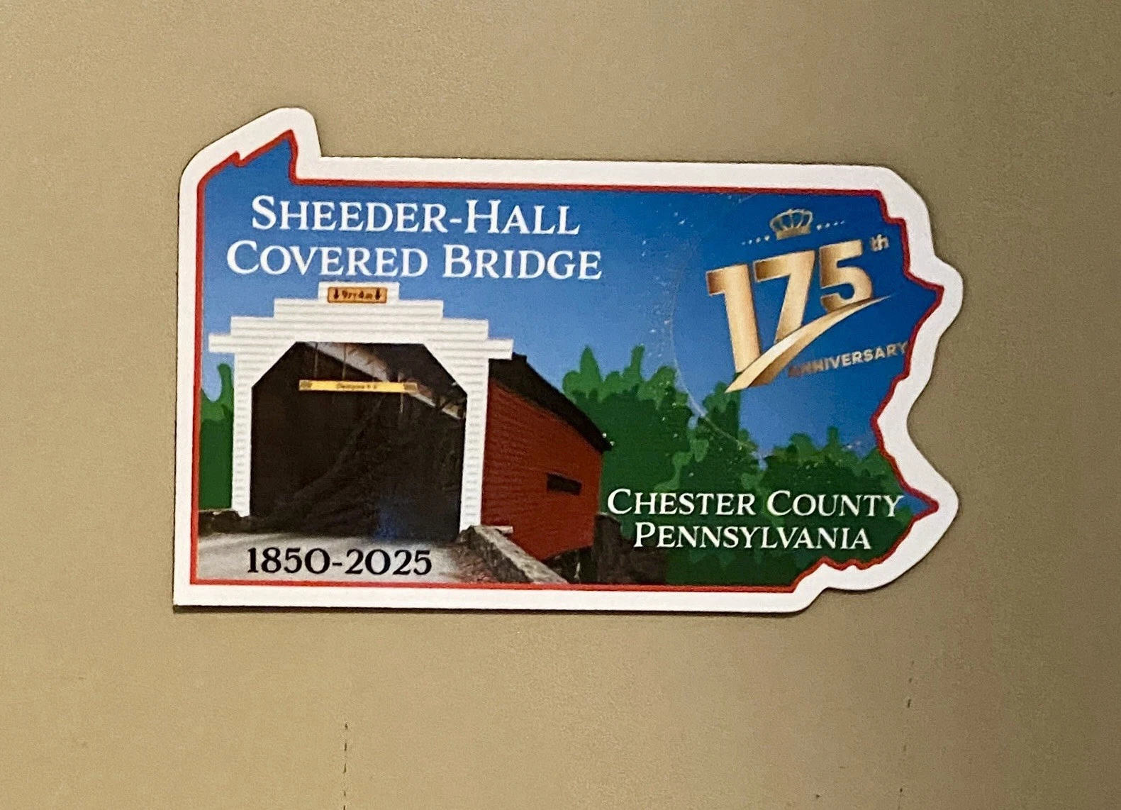 Sheeder-Hall 175th Anniversary Magnet