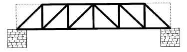 Multiple Kingpost Truss diagram